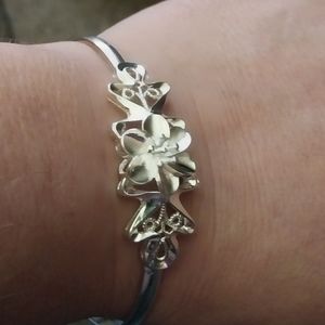 Sterling silver bangle bracelet